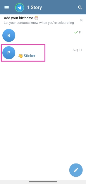 Step 2: Launch WhatsApp or Telegram and open a chat.