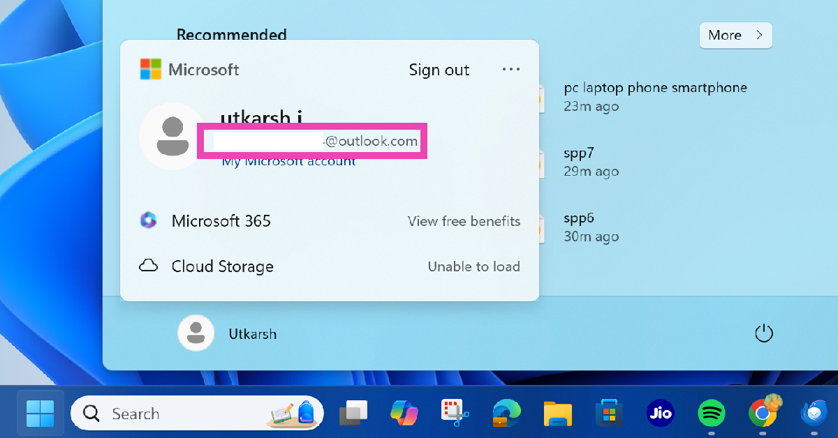 Step 3: Your email will be listed right below your full name. What Is My Email Address? 8 Easy ways on PC, Android and iPhone