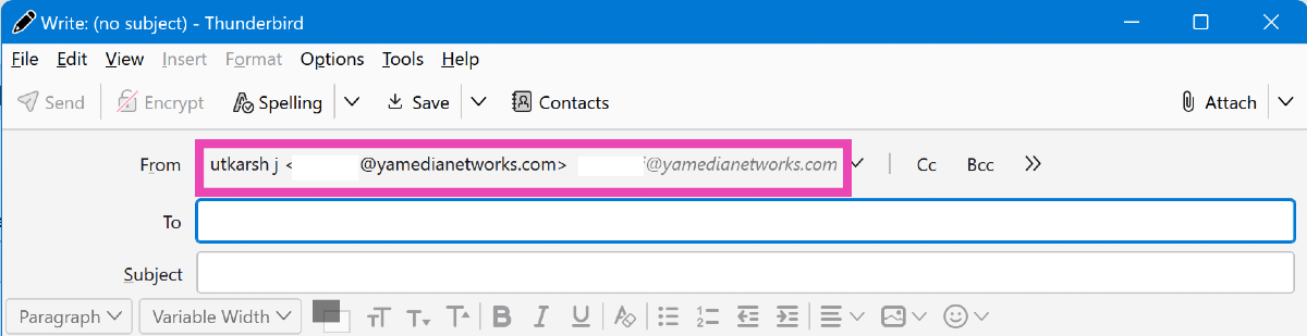 Step 3: Your email address will be listed in the ‘From’ field. What Is My Email Address? 8 Easy ways on PC, Android and iPhone