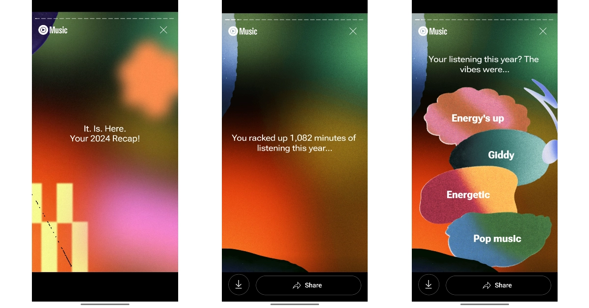 Step 4: Tap the slides to view the infographics.
