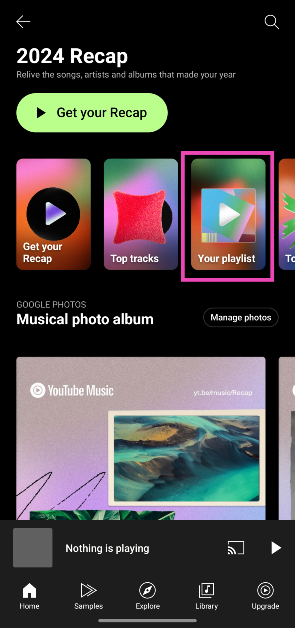 Step 6: Go to the previous page to view the playlist of your top songs. You can save this playlist to your library.