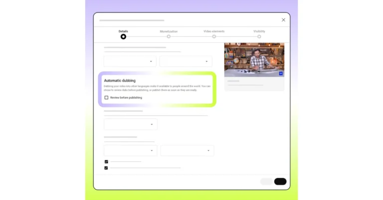 YouTube rolled out auto-dubbing feature, supports automatic translation of videos
