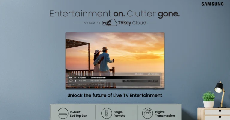 Samsung introduces TVKey Cloud Technology, which eliminates the need for a set-top box to view live TV