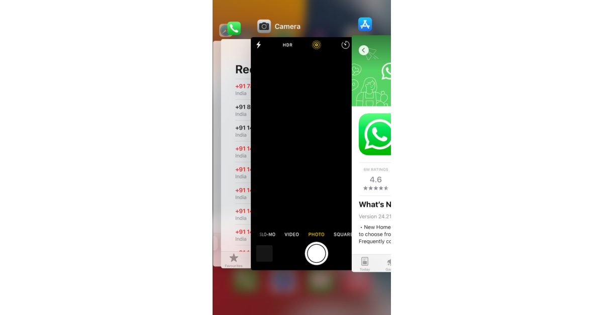 Use the app switcher 4 Ways to Stop Apps From Running in the Background on iPhone