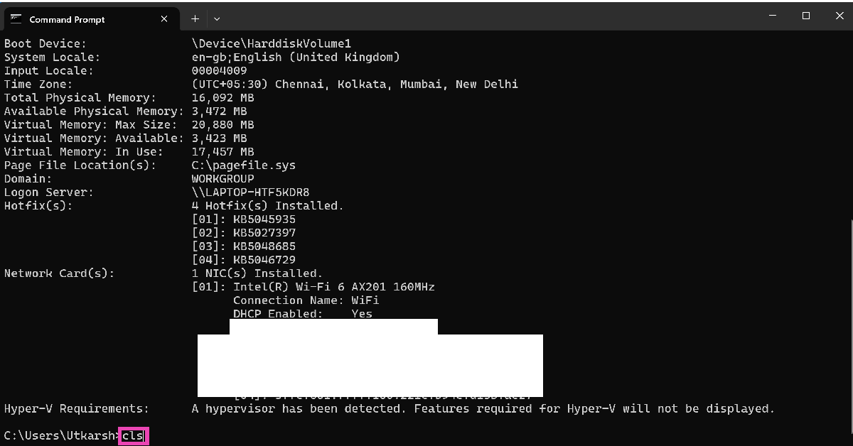 Step 2: Launch the Command Prompt app.