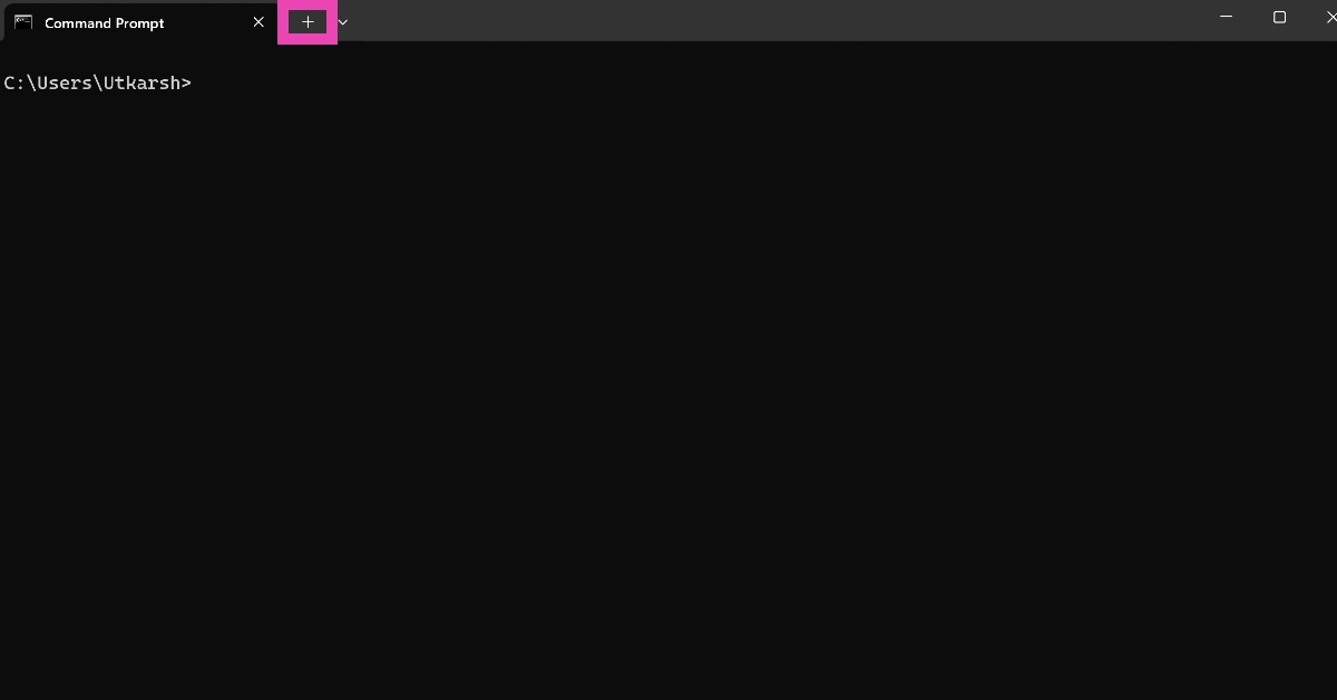 Open a new tab