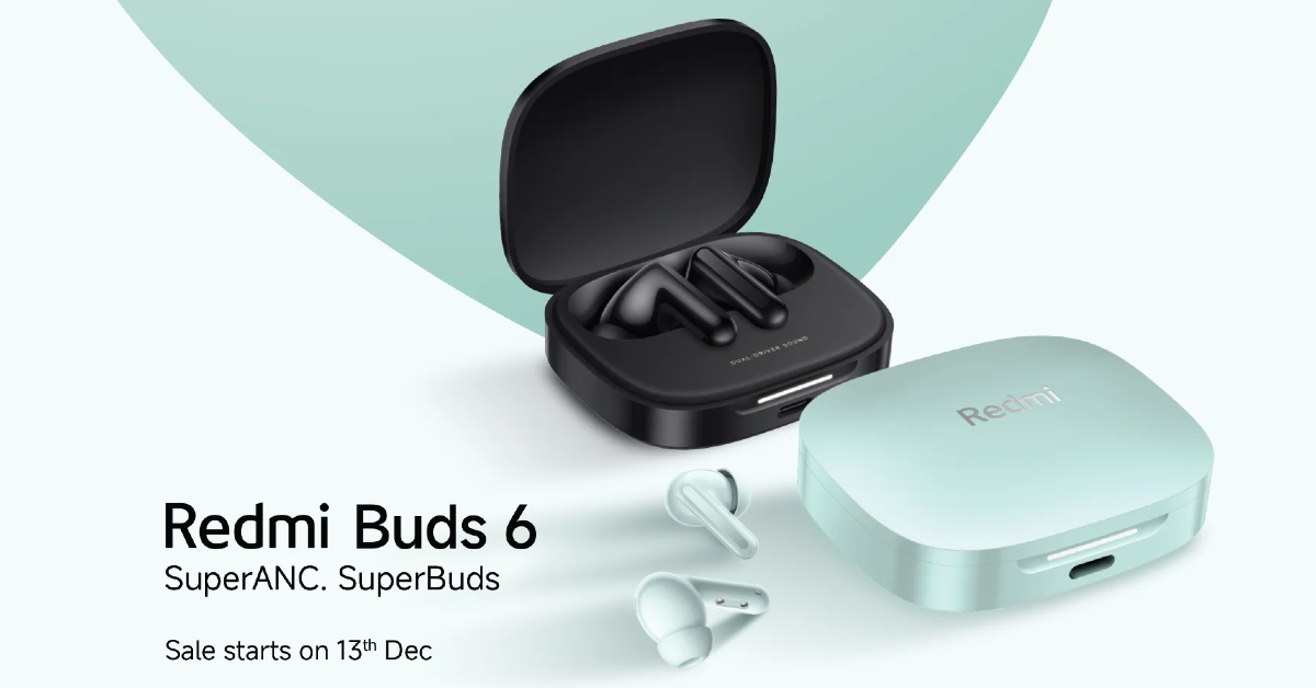 Redmi Buds 6 with 42-hour maximum battery life launched in India