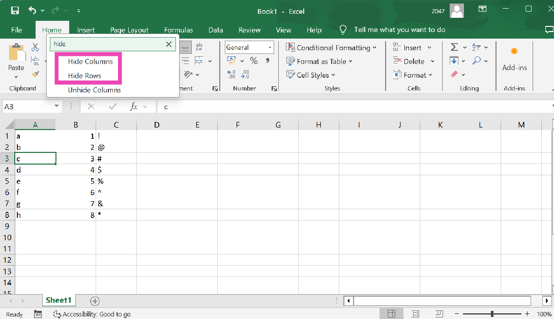 Top 6 Ways to Hide and Unhide Rows and Columns in Excel