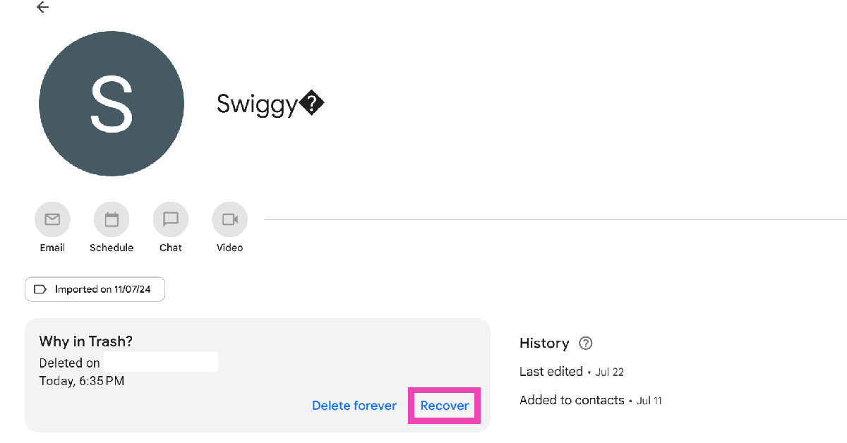 Step 4: Hit Recover. 3 Ways to Find and Restore Deleted Phone Numbers on Android