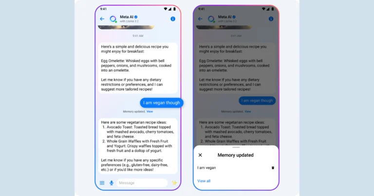 Meta rolls out new Memory feature for Meta AI to personalise future responses