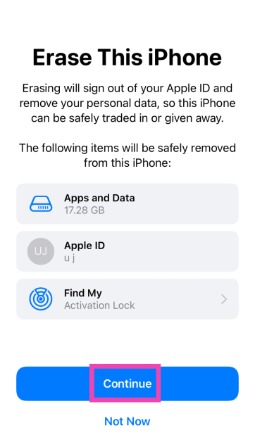Step 4: Tap on Continue and enter the passcode to reset your iPhone to its factory settings. 14 ways to fix the ‘apps not updating’ issue on iPhone