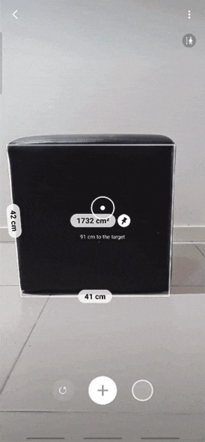 Step 6: Point your camera at the object to scan its dimensions. 4 ways to use your iPhone or Android phone as a ruler measure app for android