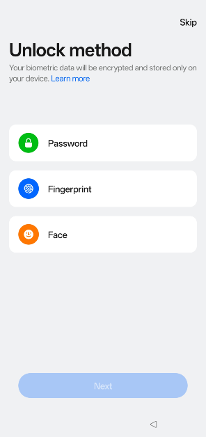 Step 11: Choose a screen lock type and default search engine. How to create and set up multiple user profiles on Android?