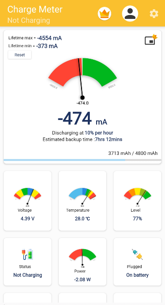 Step 1: Download and install the Charge Meter app from the Google Play Store.