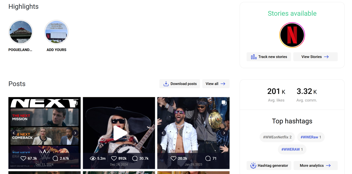 Step 3: Scroll down to view the posts and reels on the profile. Top 5 ways to view Instagram without an account