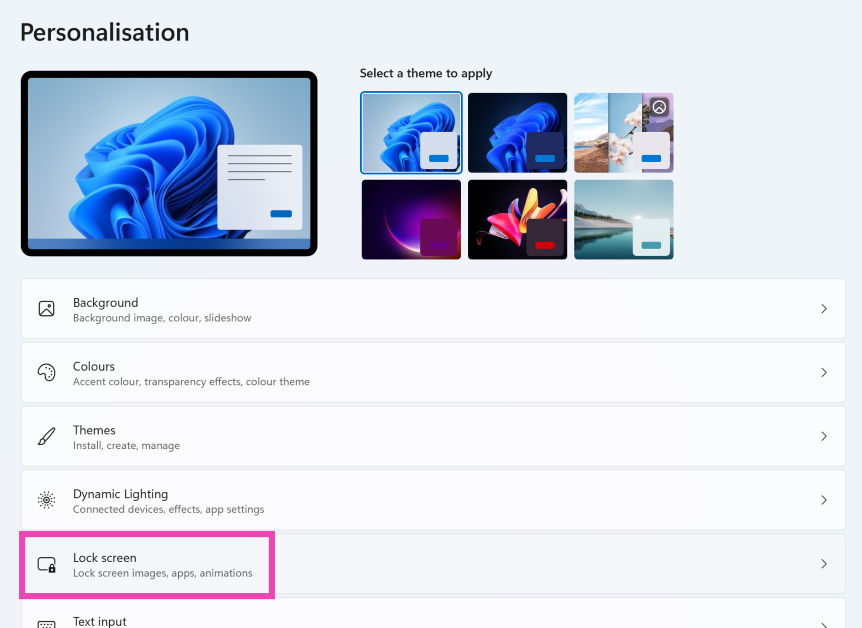 Step 3: Click on Lockscreen. How to change your login picture on a PC and Mac?