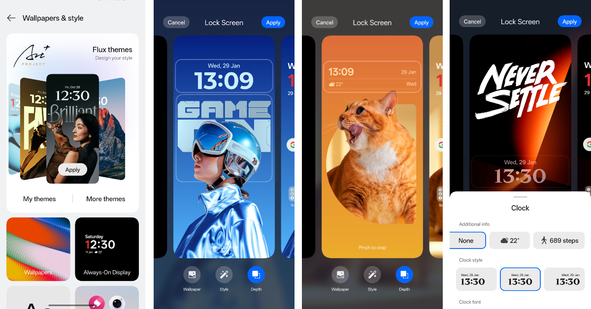 Lock Screen Customisations