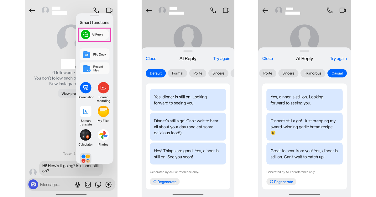 AI Reply Top 10 OxygenOS 15 Features