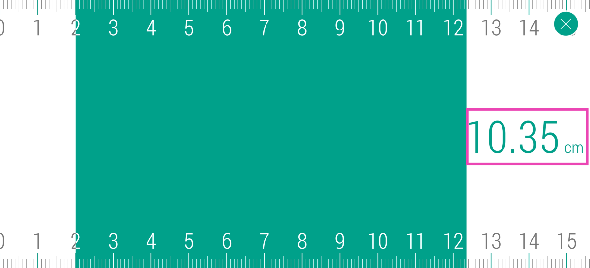 Step 6: Adjust the starting and ending points according to the length of the object.