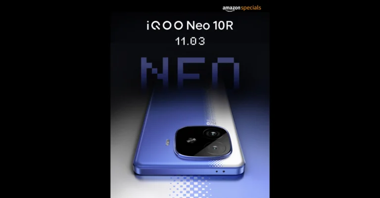 iQOO Neo 10R India launch date confirmed, listed on Amazon