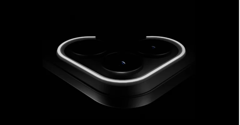 Tecno teased a new Pova phone with a triangular-shaped camera module