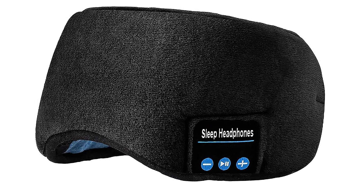 Perytong Polyester Sleeping Bluetooth Headphones