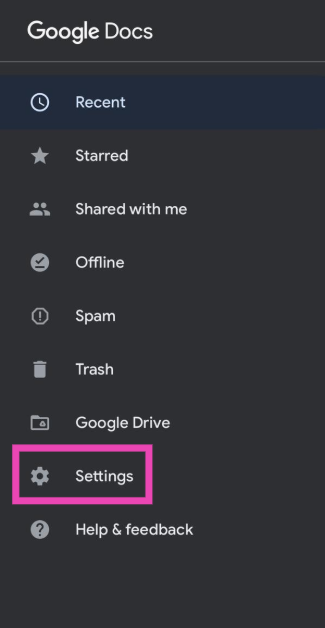 Step 2: Tap on Settings.