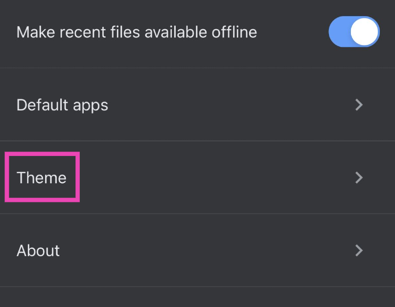 Step 3: Select Theme.
