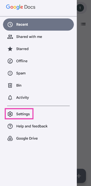 Step 2: Tap on Settings.