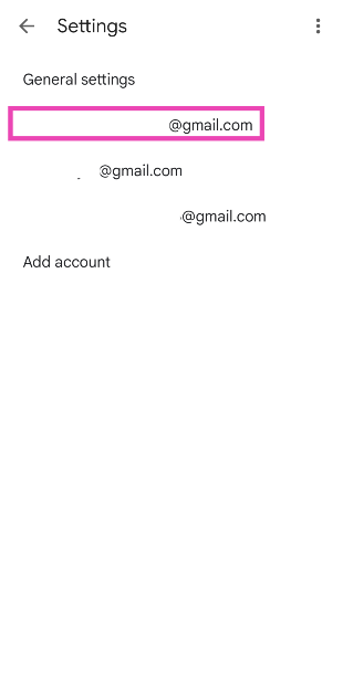 Step 4: Select a Gmail account. How to disable AI summaries in Gmail on phone and PC