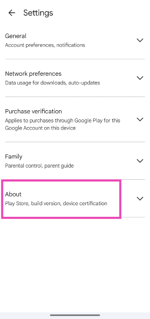Step 3: Tap on About. App updates stuck on pending? Try these 10 fixes