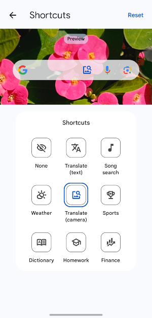 Step 5: Select a shortcut from the list. How to add a custom shortcut to the Google Search widget?