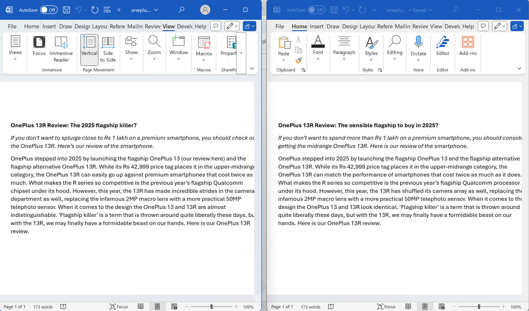 Step 3: In the Window category, click the topmost icon in the middle row. How to compare two documents in Microsoft Word? compare microsoft word documents side by side