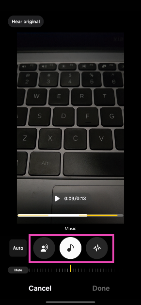 Step 6: Your smartphone will analyse the recording and detect the different sound sources in the video. These sources will be presented on the screen. How to use Audio Eraser on your Samsung phone? (One UI 7)
