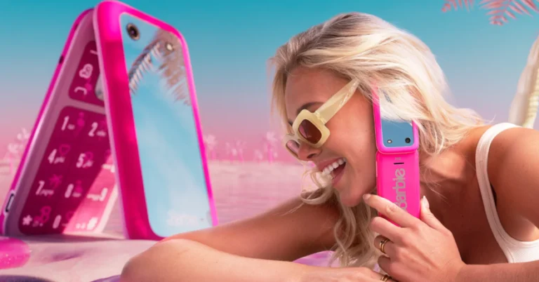 HMD Barbie Phone, a flip design phone with a mirror launched in India