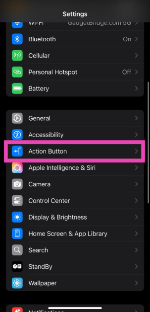 Step 4: Go to Settings and select Action Button. Top 4 Ways to Reach the Control Centre on Your iPhone Easily