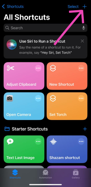 Step 1: Launch the Shortcuts app and hit the plus icon in the top right corner of the screen. Top 4 Ways to Reach the Control Centre on Your iPhone Easily