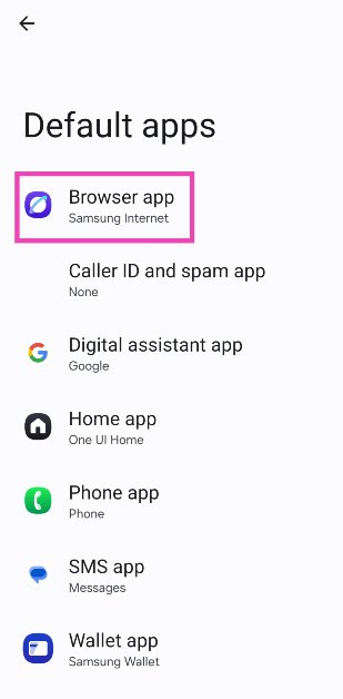 Step 3: Select a category.