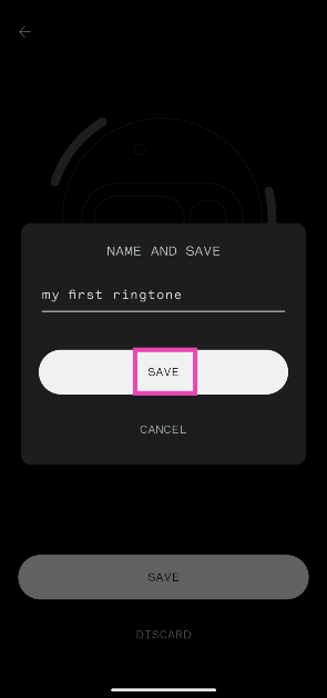 Step 9: Hit Save again. How to create a ringtone on your Nothing Phone using Glyph Composer?