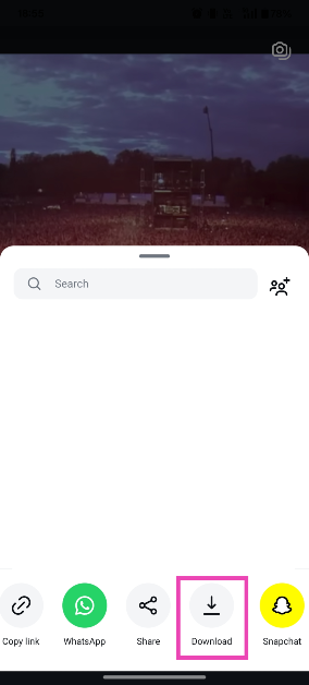 Step 3: Tap on Download. How to watch Instagram Reels in full-screen?