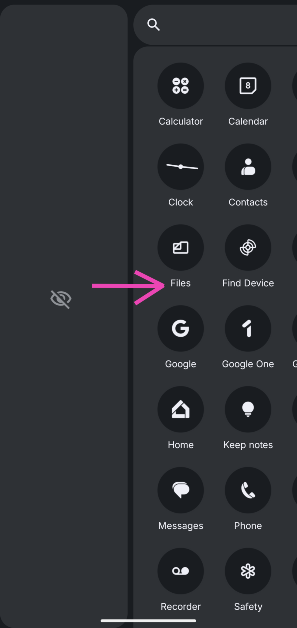 Step 4: Select the apps you wish to hide from the home screen and app drawer.