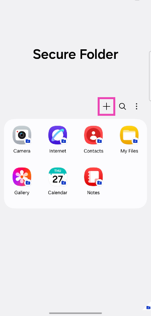 Step 8: Tap the plus icon.