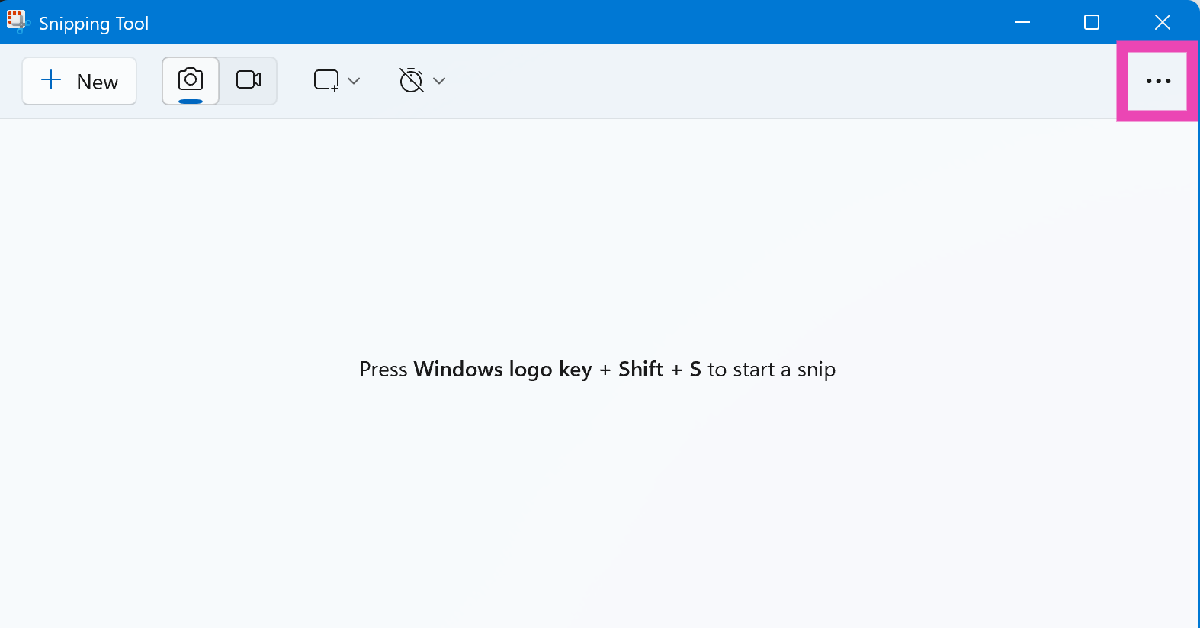 Step 2: Hit the ellipses in the top right corner of the page.