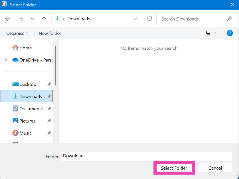 Step 5: Go to your preferred target destination. How to change Snipping Tool’s save location on Windows 11?