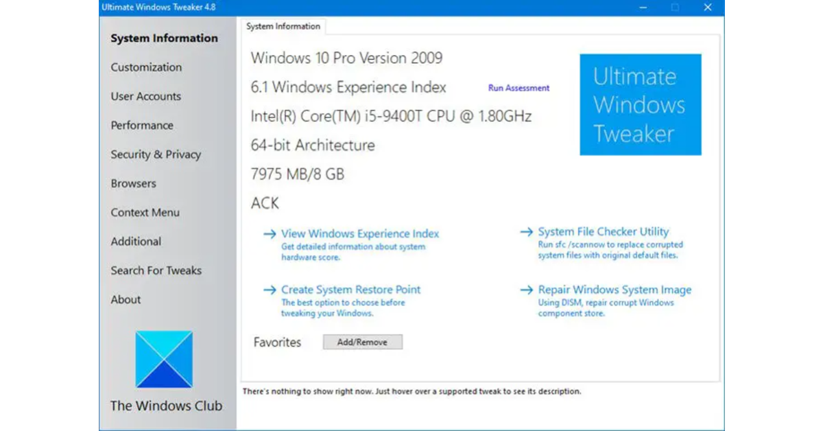 Use the Ultimate Windows Tweaker app to disable the lock screen