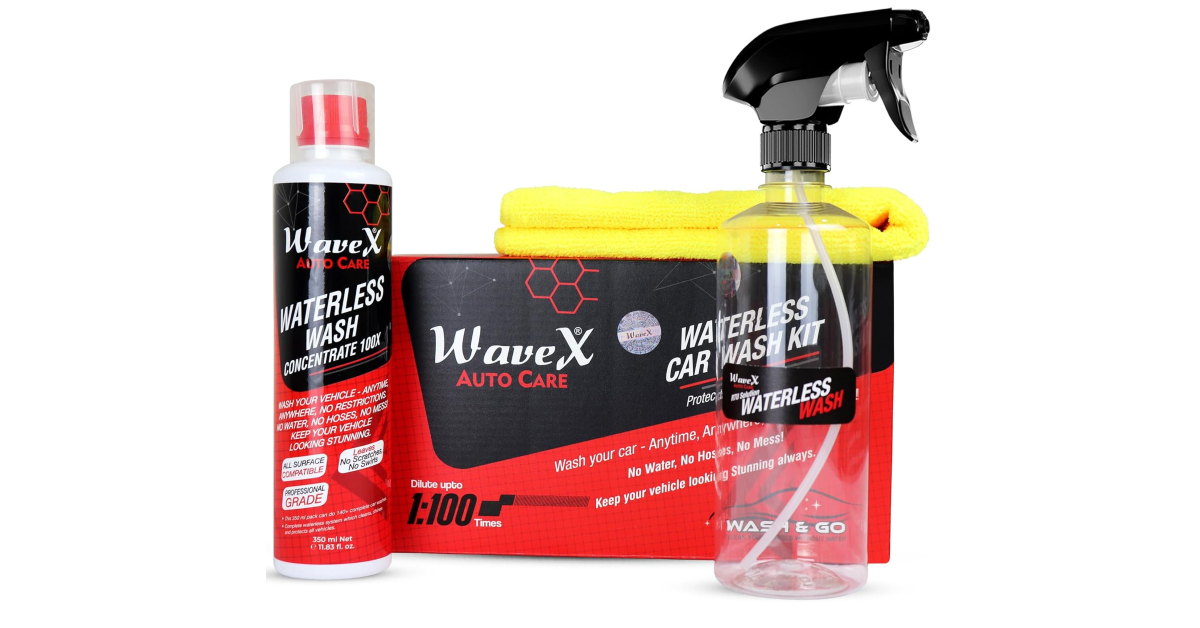 Wavex: Waterless Car Wash Kit