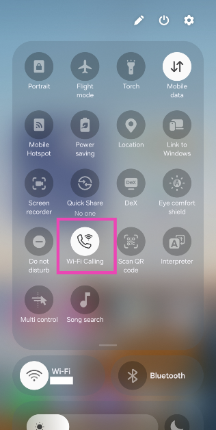 Step 1: Swipe down from the status bar to access the Quick Settings Menu. What is WiFi Calling? 4 Ways to Enable it on Android and iOS?