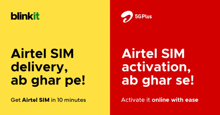 You can now order Airtel SIM cards within 10 minutes using Blinkit