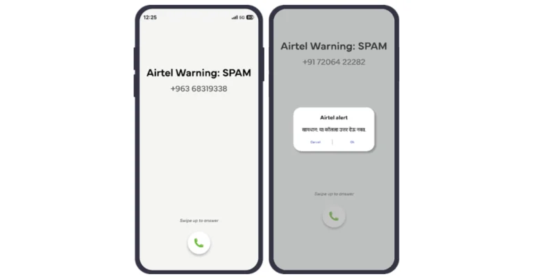 Airtel added two new features to tackle spam calls