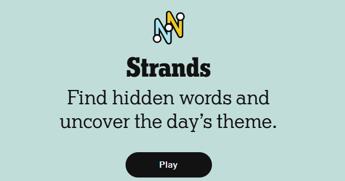 NYT Strands Hints and Answer Today (April 21)